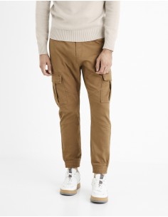 Pantalon cargo - CAMEL