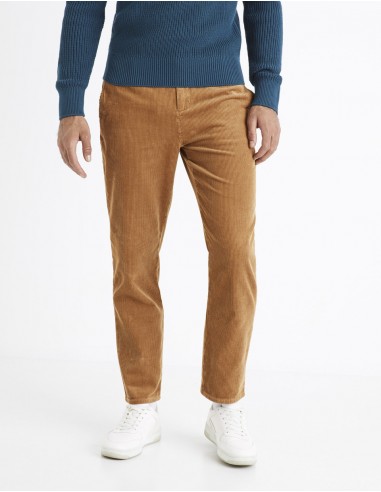 Pantalon relax en velours