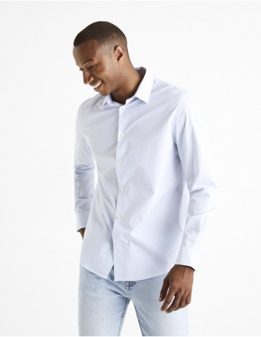 Chemise regular popeline 100% coton