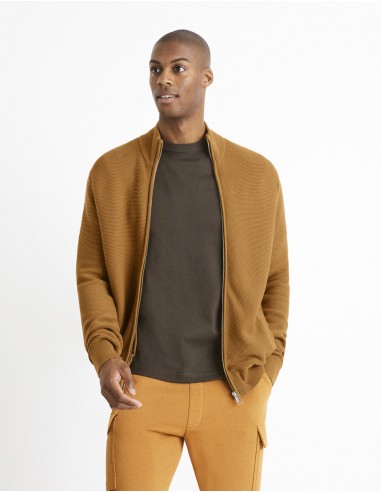 Gilet zippé 100% coton