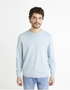pull col rond 100% coton -...