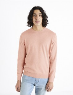 pull col rond 100% coton -...