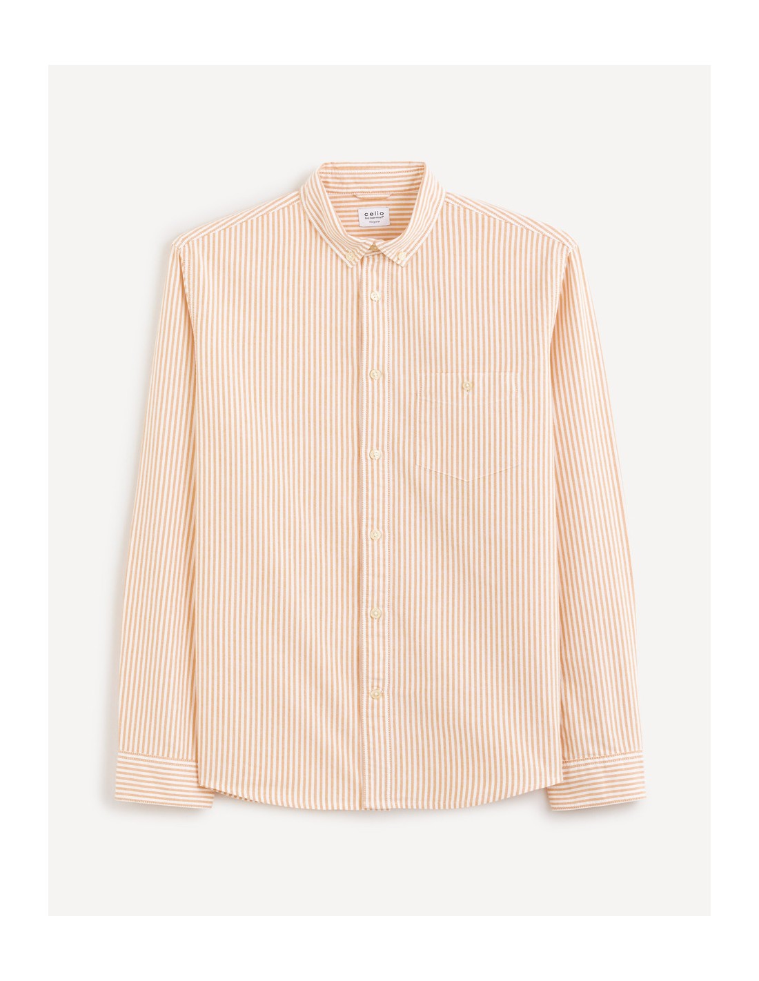 Chemise regular à rayures 100% coton... Chemise regular à rayures 100% coton...