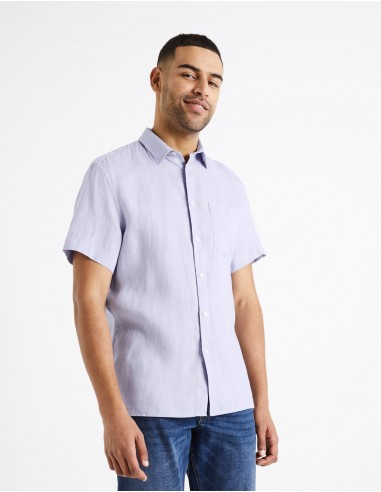 Chemise regular 100% lin