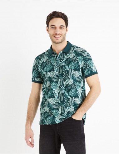 Polo imprimé 100% coton