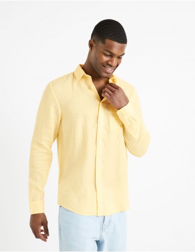 Chemise regular 100% lin