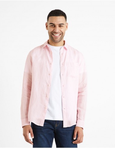 Chemise regular 100% lin