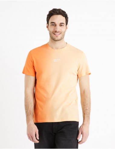 T-shirt col rond tye & dye 100% coton