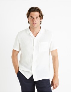 Chemise regular 100% gaze...