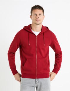 Sweat zippé à capuche -...