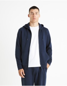 Sweat zippé à capuche -...