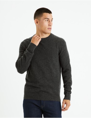 Pull col rond 100% cachemire