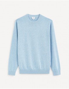 pull col rond 100% coton -...