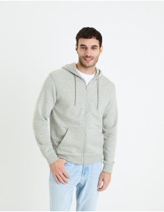 Sweat zippé à capuche -...