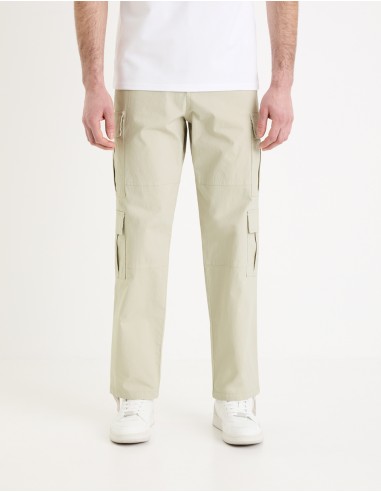 Pantalon cargo coton stretch