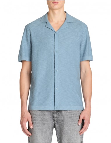 Chemisette jersey en coton et lin
