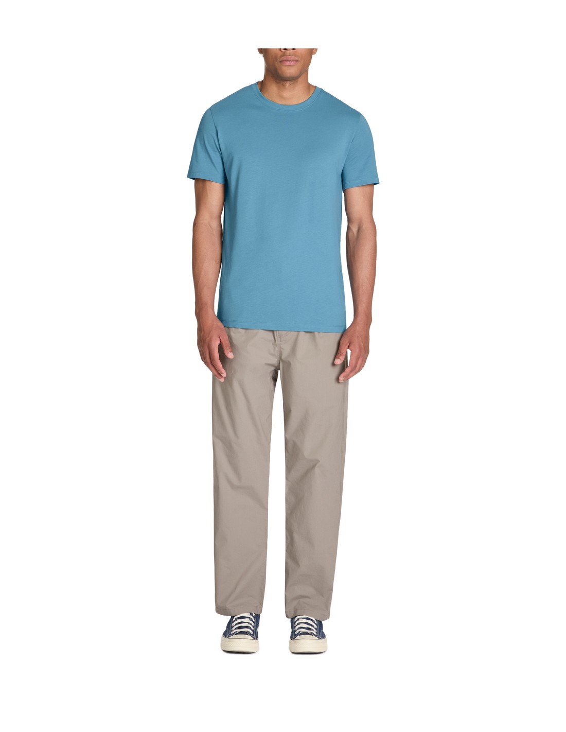 Pantalon chino straight en coton stretch Pantalon chino straight en coton stretch