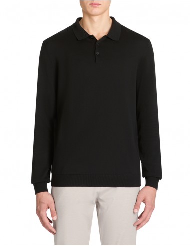 Polo regular en jersey de coton