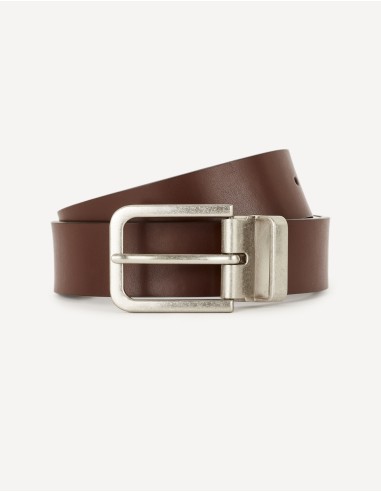 Ceinture cuir boucle vintage