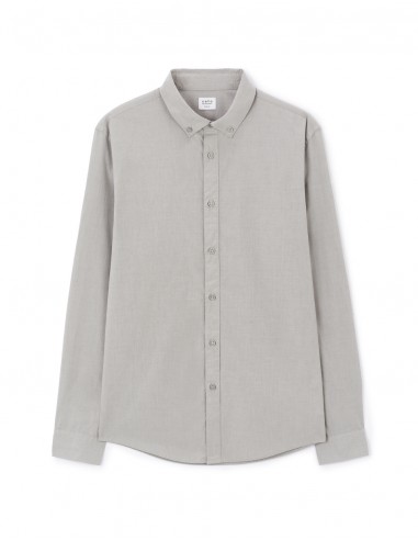 Chemise regular fil à fil en coton