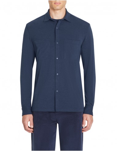 Chemise regular unie tissu stretch