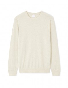 pull col rond 100% coton -...