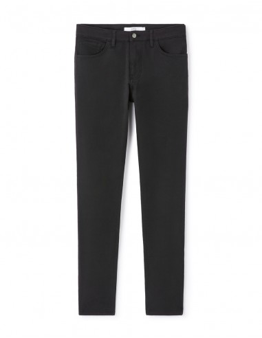 Pantalon chino straight en coton stretch