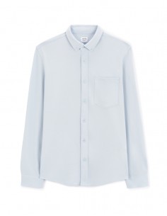 Chemise regular piqué coton...