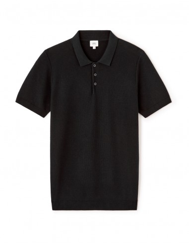Polo regular en maille texturée 100%...