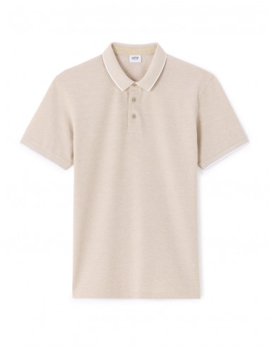 Polo regular coton mélangé