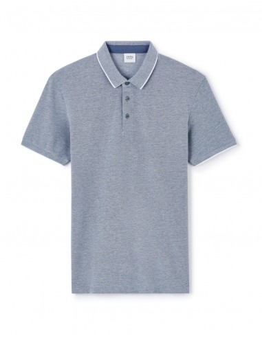 Polo regular coton mélangé