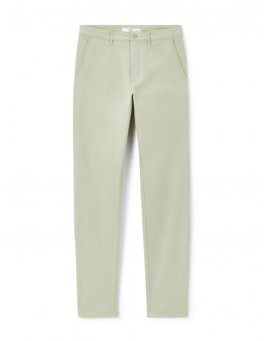 Pantalon chino slim en coton stretch