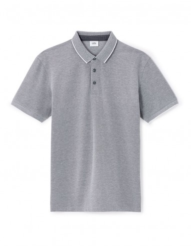 Polo regular coton mélangé