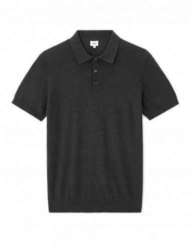 Polo slim en maille coton mélangé