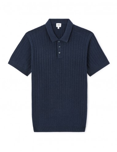 Polo regular en maille texturée coton...