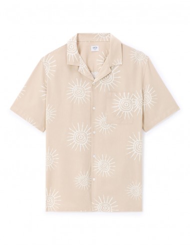 Chemisette imprimé soleil 100% viscose