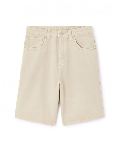 Long bermuda baggy en jean