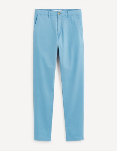 Pantalon chino slim en coton stretch