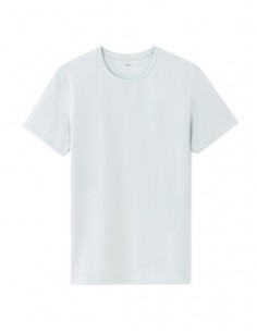 T-shirt slim col rond en...