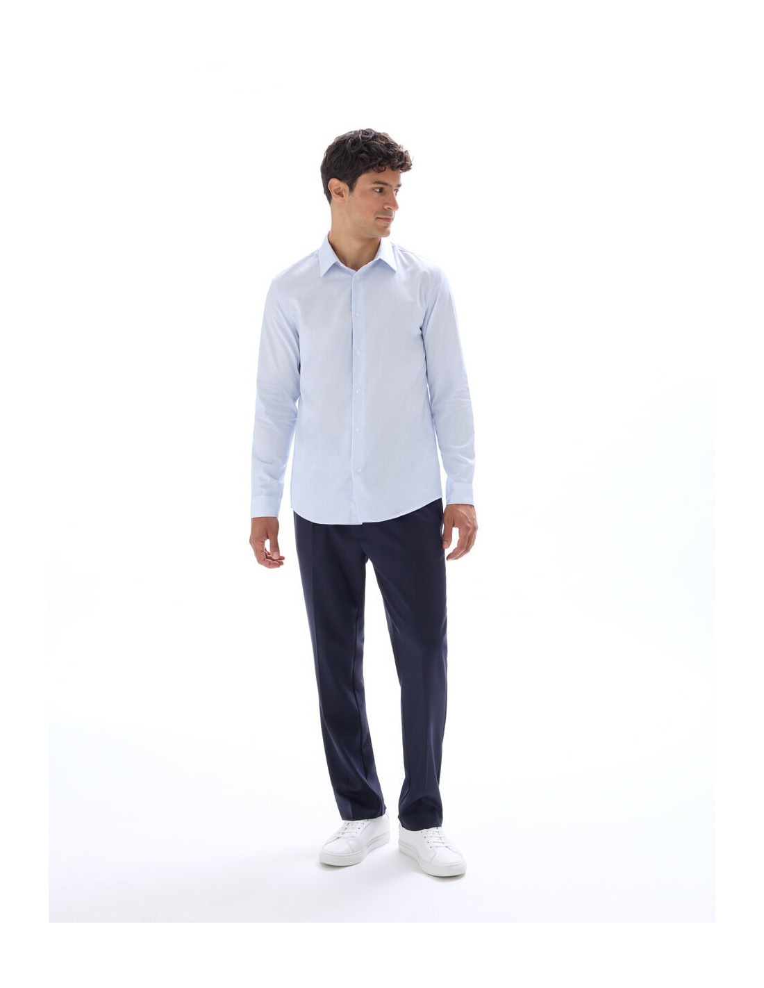 Pantalon chino straight stretch sergé Pantalon chino straight stretch sergé