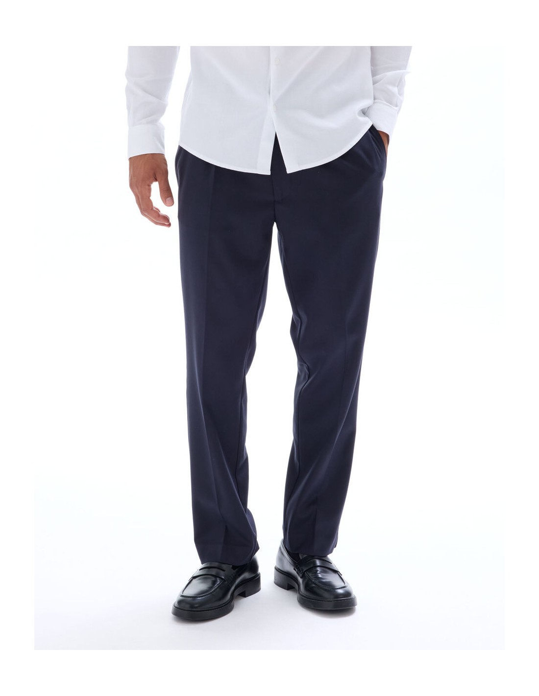 Pantalon chino straight stretch sergé Pantalon chino straight stretch sergé