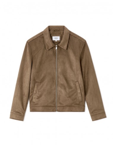 Blouson faux daim
