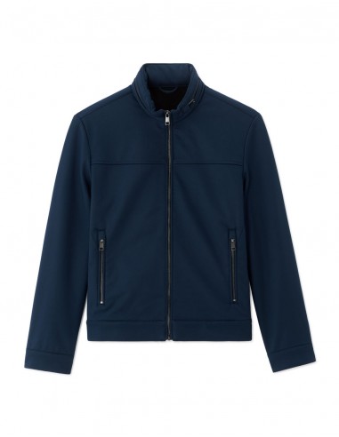 Blouson softshell col montant
