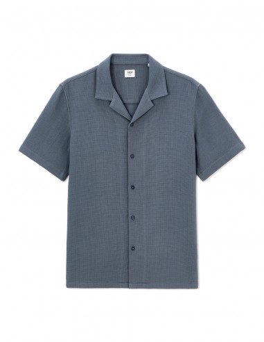 Chemisette regular slubbés 100% coton