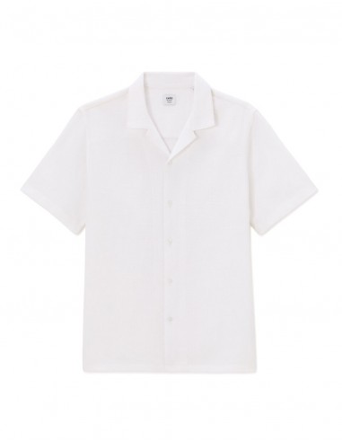 Chemisette regular slubbés 100% coton