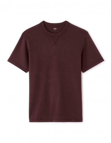 T-shirt boxy col rond 100% coton