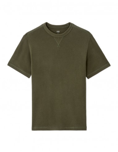 T-shirt boxy col rond 100% coton