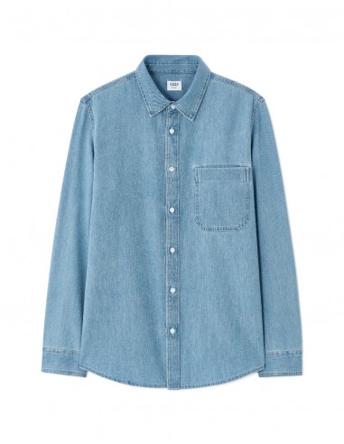 Chemise regular en jean 100% coton