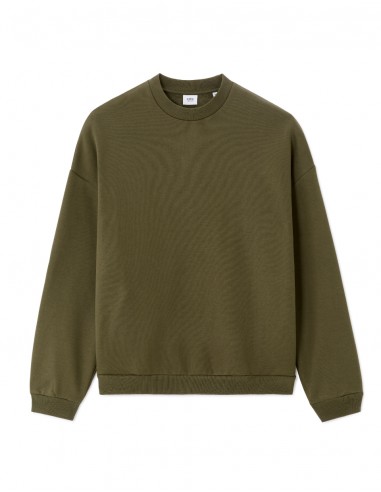 Sweat oversize Col rond fantaisie
