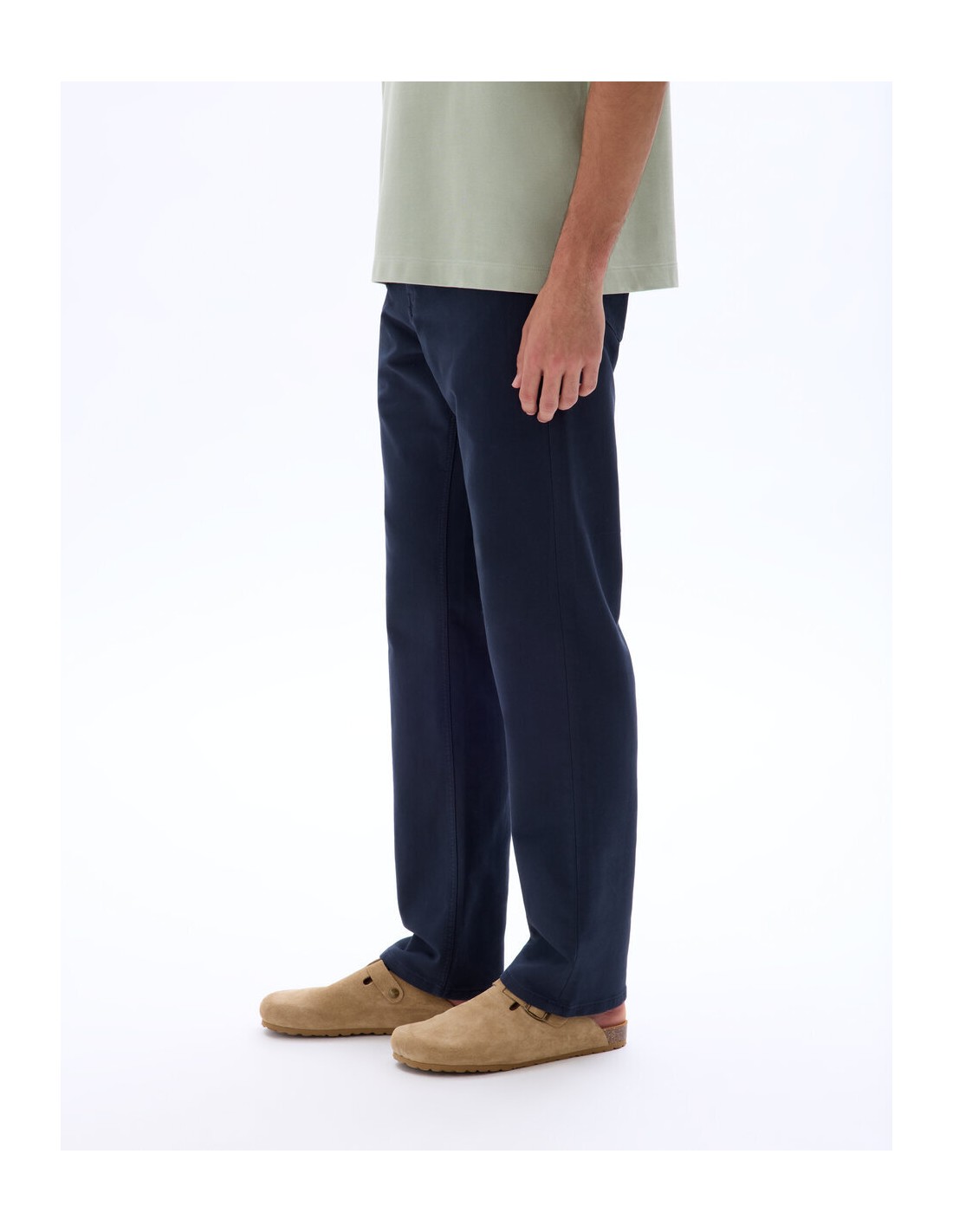 Pantalon 5 poches straight coton stretch Pantalon 5 poches straight coton stretch